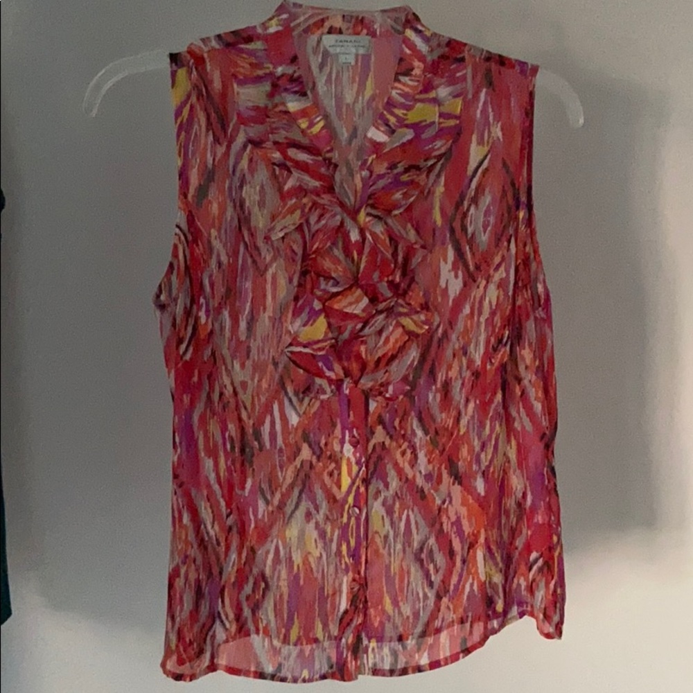 Sleeveless Sheer Shirt